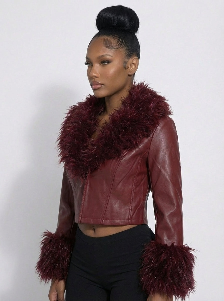 Femme Leather Jacket